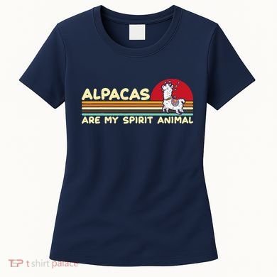 Cute alpaca groups design, alpacas are my spirit animal Women's T-Shirt