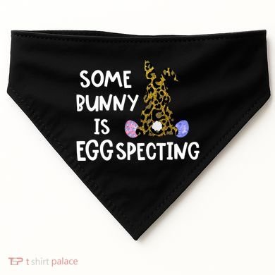 Cute Announcefunny Gift Easter Expecting Pregnant Mom Gift USA-Made Doggie Bandana
