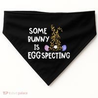Cute Announcefunny Gift Easter Expecting Pregnant Mom Gift USA-Made Doggie Bandana thumb 0