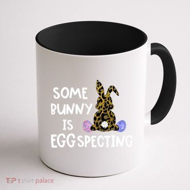Cute Announcefunny Gift Easter Expecting Pregnant Mom Gift Coffee Mug back