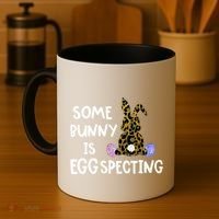 Cute Announcefunny Gift Easter Expecting Pregnant Mom Gift Coffee Mug thumb 4