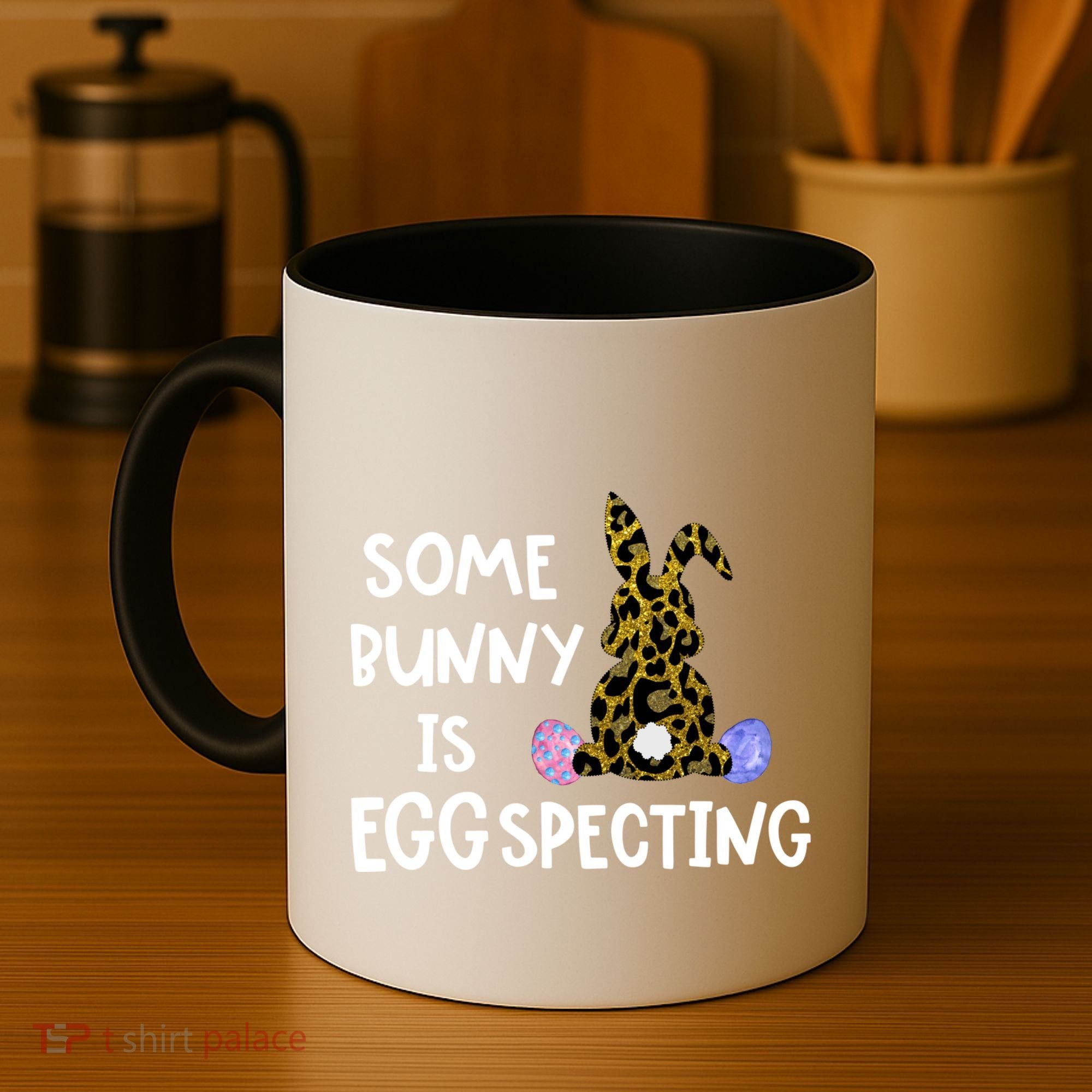 Cute Announcefunny Gift Easter Expecting Pregnant Mom Gift Coffee Mug
