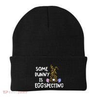 Cute Announcefunny Gift Easter Expecting Pregnant Mom Gift Beanie thumb 0
