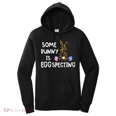 Cute Announcefunny Gift Easter Expecting Pregnant Mom Gift Women's Hoodie