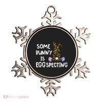 Cute Announcefunny Gift Easter Expecting Pregnant Mom Gift Ornament thumb 0