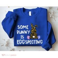 Cute Announcefunny Gift Easter Expecting Pregnant Mom Gift Sweatshirt thumb 2