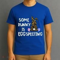 Cute Announcefunny Gift Easter Expecting Pregnant Mom Gift T-Shirt thumb 3