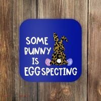 Cute Announcefunny Gift Easter Expecting Pregnant Mom Gift Coaster thumb 0