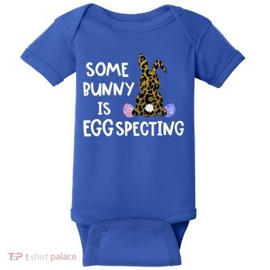 Cute Announcefunny Gift Easter Expecting Pregnant Mom Gift Baby Bodysuit