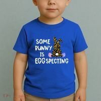 Cute Announcefunny Gift Easter Expecting Pregnant Mom Gift Toddler T-Shirt thumb 2