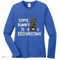 Cute Announcefunny Gift Easter Expecting Pregnant Mom Gift Women's Long Sleeve Shirt thumb 0