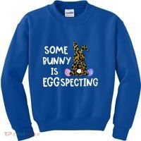 Cute Announcefunny Gift Easter Expecting Pregnant Mom Gift Kids Sweatshirt thumb 0