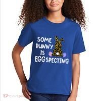 Cute Announcefunny Gift Easter Expecting Pregnant Mom Gift Kids T-Shirt thumb 2