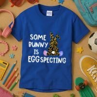 Cute Announcefunny Gift Easter Expecting Pregnant Mom Gift Kids T-Shirt thumb 3