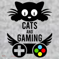 Cats And Gaming Funny Cat Lover Video Games Kids Sweatshirt thumb 2
