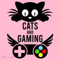 Cats And Gaming Funny Cat Lover Video Games Coaster thumb 2
