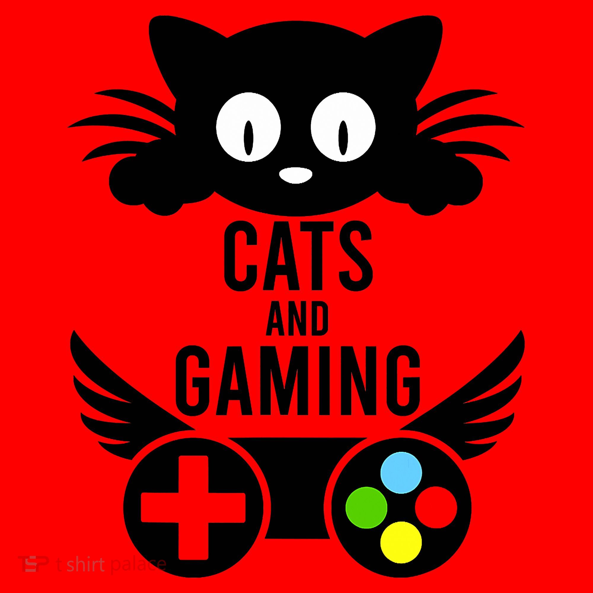 Cats And Gaming Funny Cat Lover Video Games Santa Hat