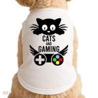 Cats And Gaming Funny Cat Lover Video Games Doggie Tank thumb 0