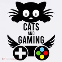 Cats And Gaming Funny Cat Lover Video Games Women's Hoodie thumb 2