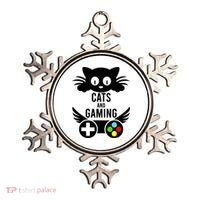 Cats And Gaming Funny Cat Lover Video Games Ornament thumb 0