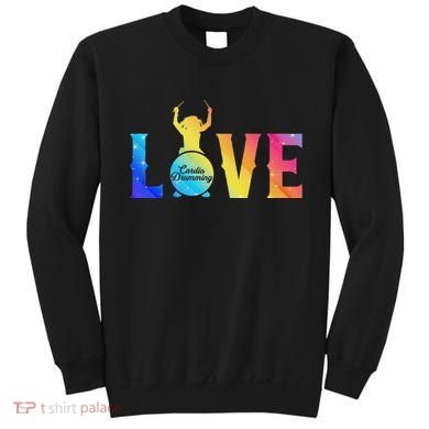 Cardio And Gym Colored Love Cardio Drumming Sweatshirt