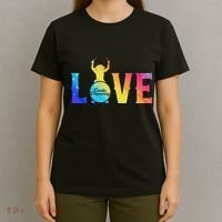 Cardio And Gym Colored Love Cardio Drumming T-Shirt thumb 4