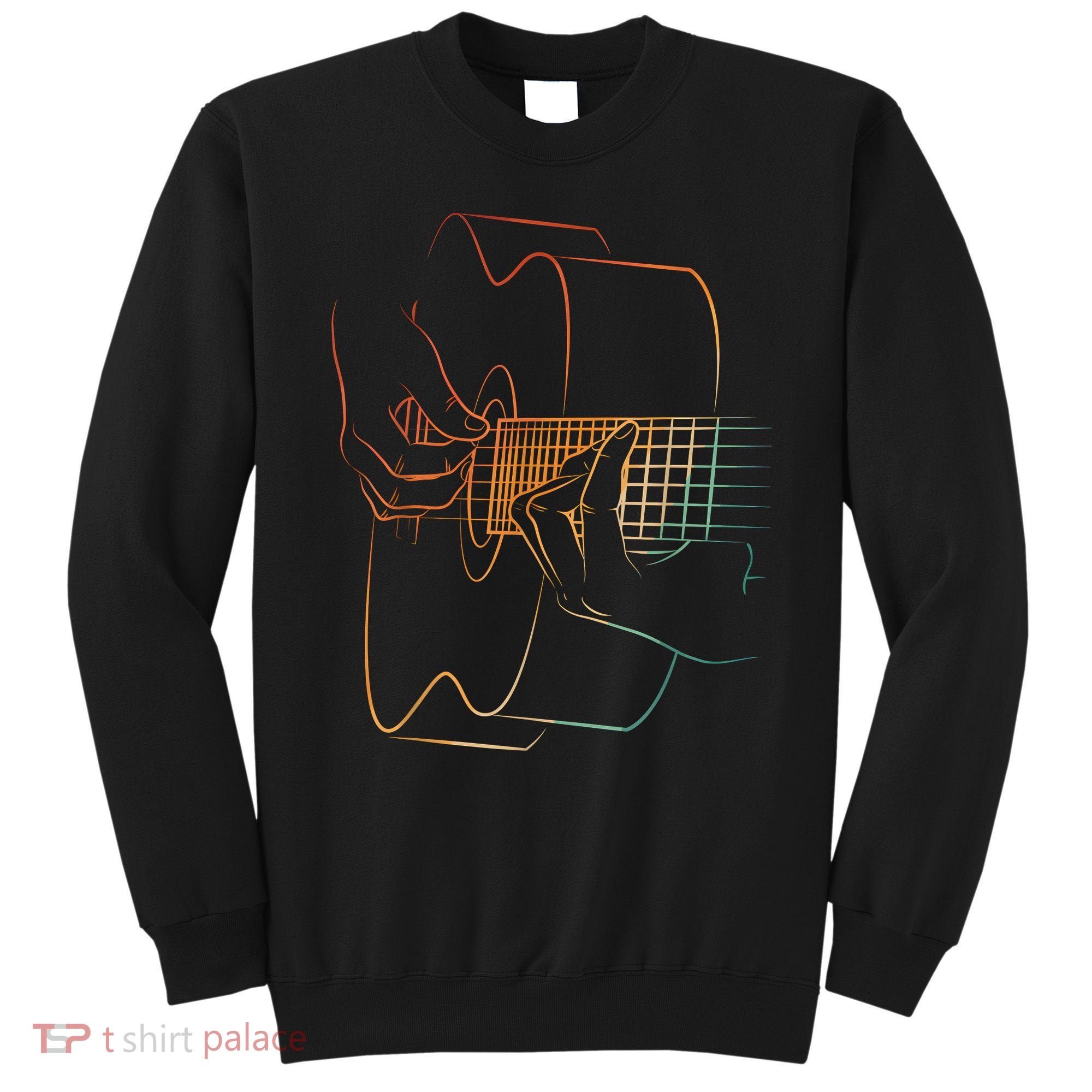 Cool Acoustic Guitar Acoustic Guitar Player Sweatshirt