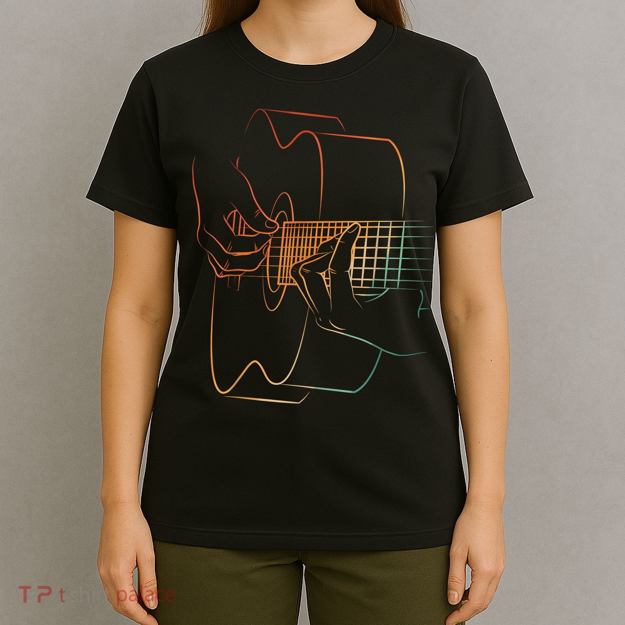 Cool Acoustic Guitar Acoustic Guitar Player T-Shirt