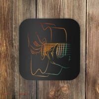 Cool Acoustic Guitar Acoustic Guitar Player Coaster thumb 0
