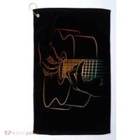 Cool Acoustic Guitar Acoustic Guitar Player Golf Towel thumb 0