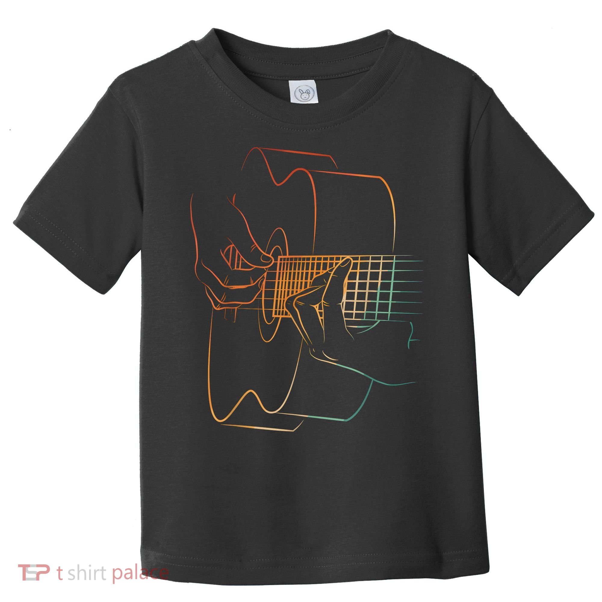 Cool Acoustic Guitar Acoustic Guitar Player Toddler T-Shirt