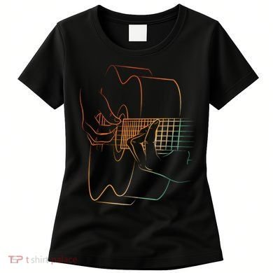 Cool Acoustic Guitar Acoustic Guitar Player Women's T-Shirt