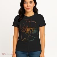 Cool Acoustic Guitar Acoustic Guitar Player Women's T-Shirt thumb 4