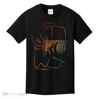 Cool Acoustic Guitar Acoustic Guitar Player Kids T-Shirt thumb 0