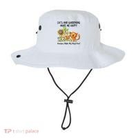 Cats And Gardening Make Me Happy Humans Make My Head Hurt Bucket Hat thumb 0