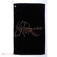 Cool Acoustic Guitar Player Gift Great Guitarist Or Band Gift Golf Towel thumb 0