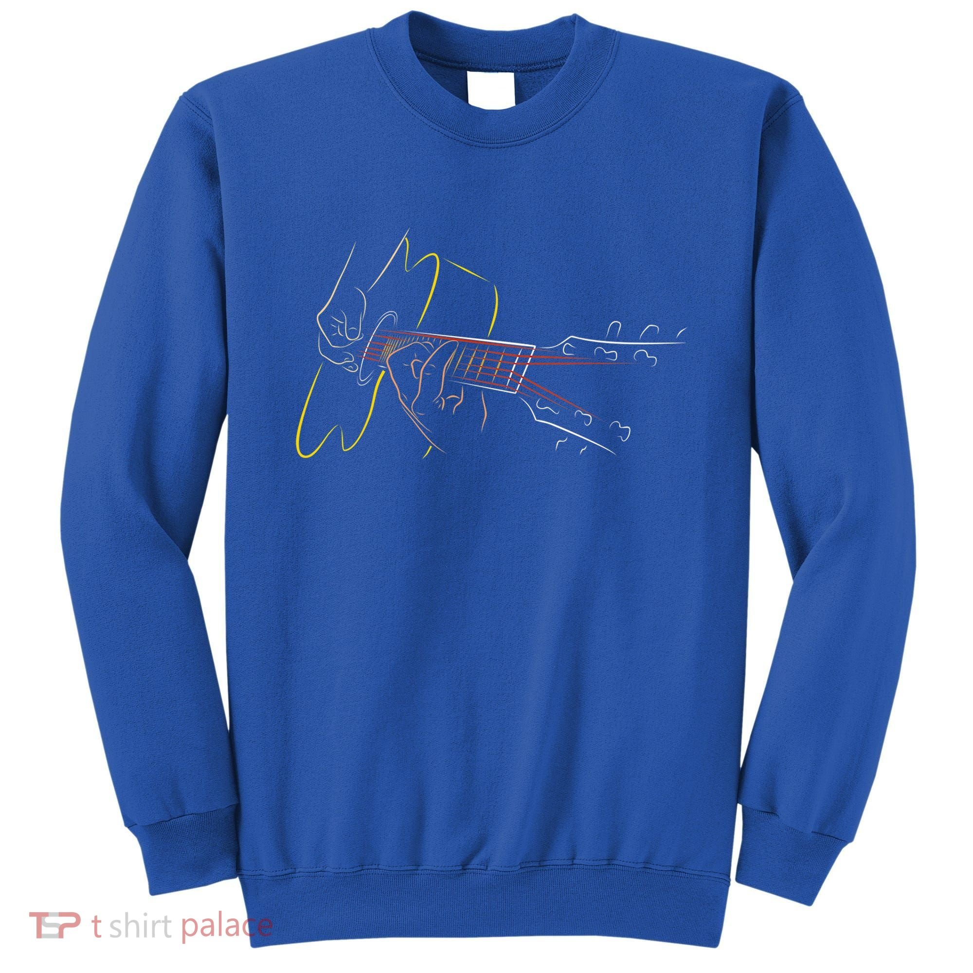 Cool Acoustic Guitar Player Gift Great Guitarist Or Band Gift Sweatshirt