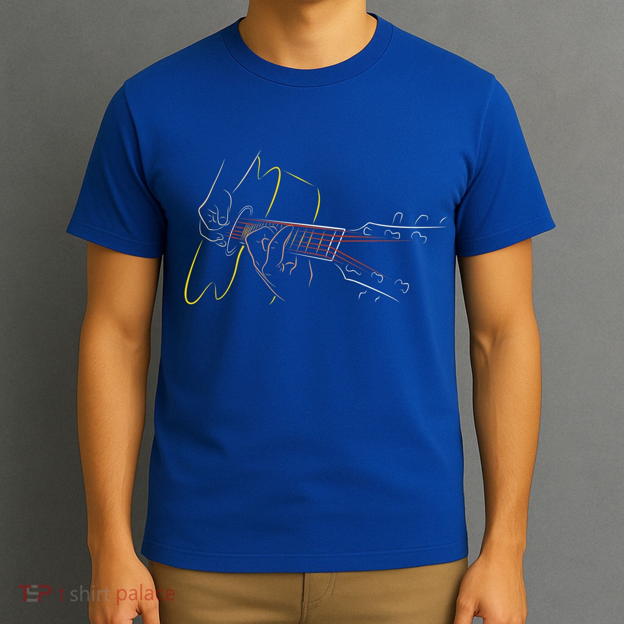 Cool Acoustic Guitar Player Gift Great Guitarist Or Band Gift T-Shirt