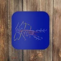 Cool Acoustic Guitar Player Gift Great Guitarist Or Band Gift Coaster thumb 0