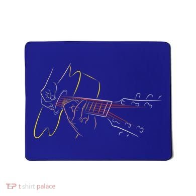 Cool Acoustic Guitar Player Gift Great Guitarist Or Band Gift Mousepad