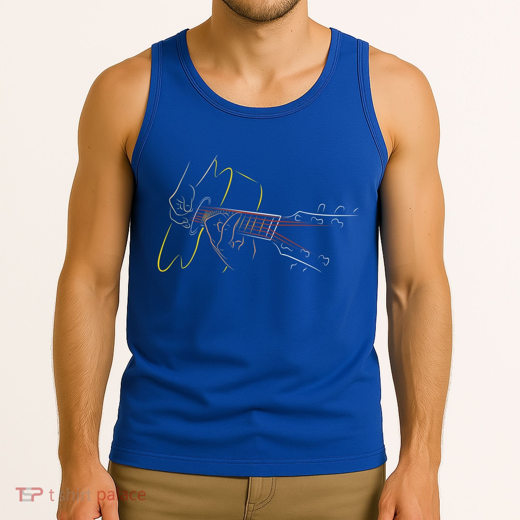 Cool Acoustic Guitar Player Gift Great Guitarist Or Band Gift Tank Top