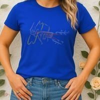 Cool Acoustic Guitar Player Gift Great Guitarist Or Band Gift Women's T-Shirt thumb 2
