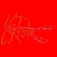 Cool Acoustic Guitar Player Gift Great Guitarist Or Band Gift Santa Hat thumb 1