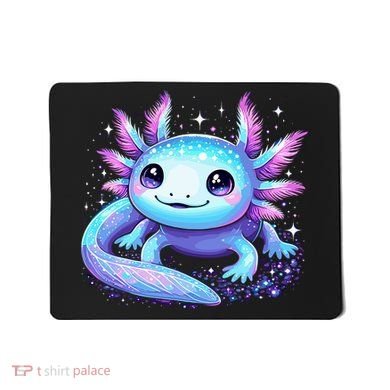Cute Axolotl Galaxy Rainbow Colorful Axolotl Mousepad