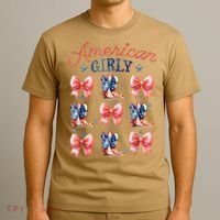 Coquette American Girly 4th Of July Western Cowgirl Boot T-Shirt thumb 3