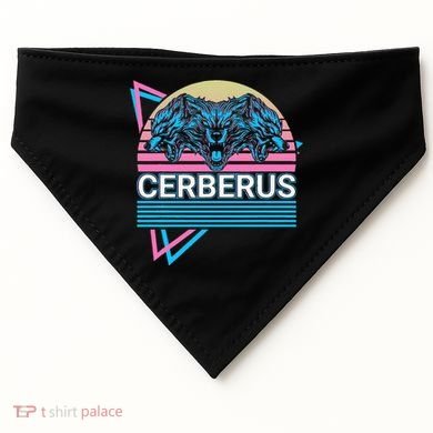 Cerberus Ancient Greek Mythology Retro USA-Made Doggie Bandana
