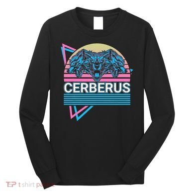 Cerberus Ancient Greek Mythology Retro Long Sleeve Shirt