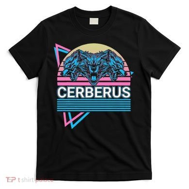Cerberus Ancient Greek Mythology Retro T-Shirt