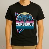Cerberus Ancient Greek Mythology Retro T-Shirt thumb 3
