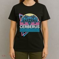 Cerberus Ancient Greek Mythology Retro T-Shirt thumb 4